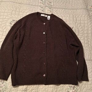 Dark brown sweater